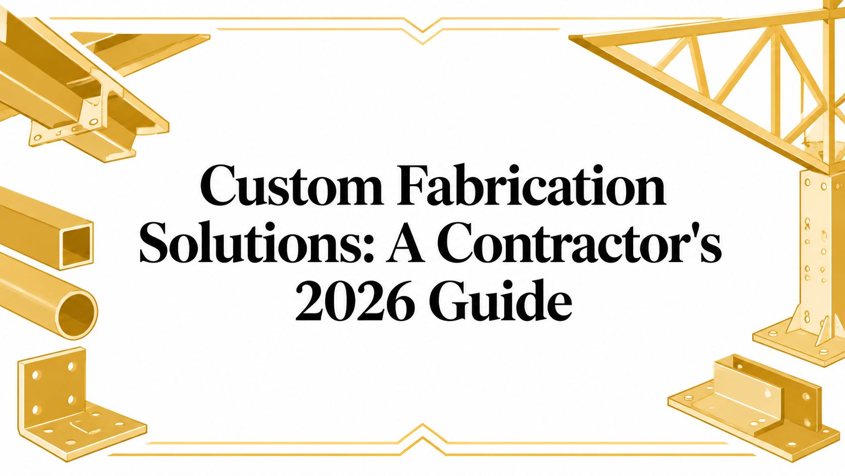 Custom Fabrication Solutions: A Contractor’s 2026 Guide