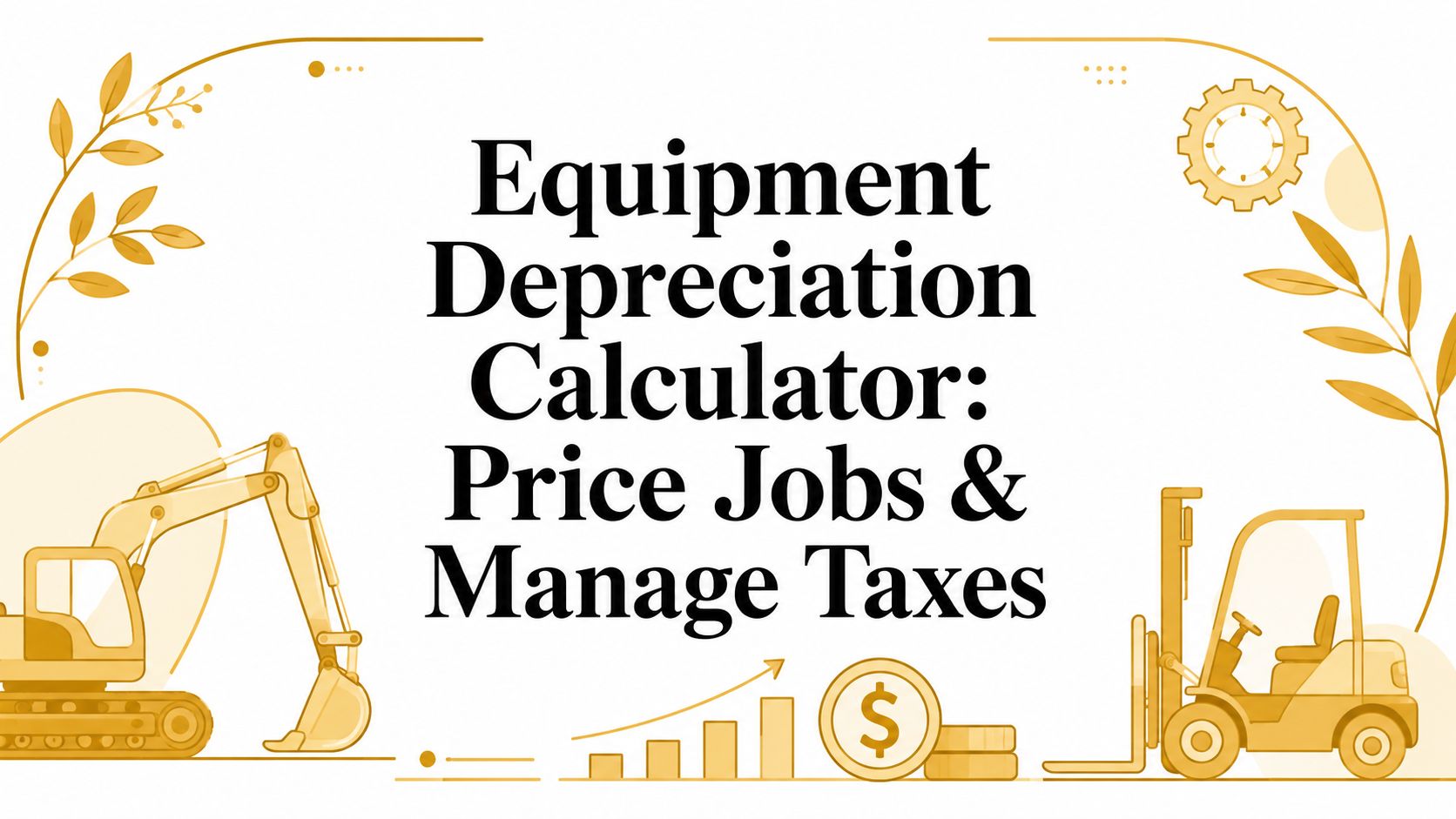 Equipment Depreciation Calculator: Price Jobs & Manage Taxes