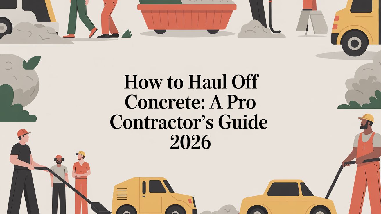 How to Haul Off Concrete: A Pro Contractor’s Guide 2026
