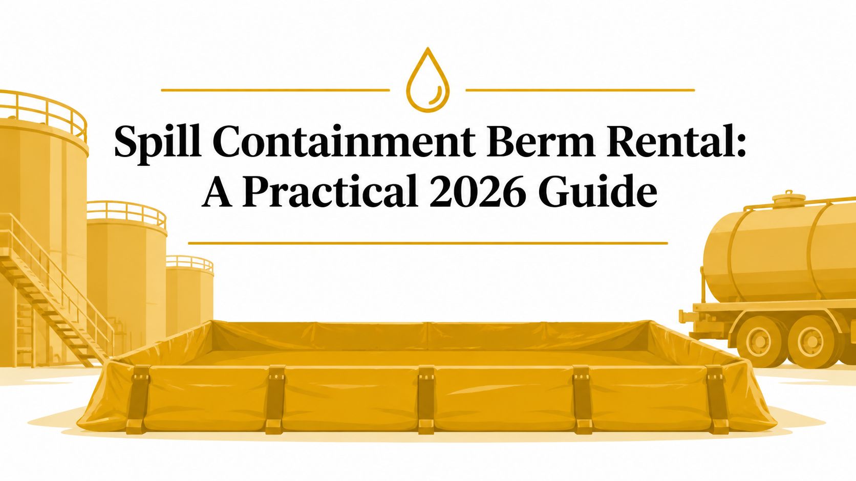 Spill Containment Berm Rental: A Practical 2026 Guide