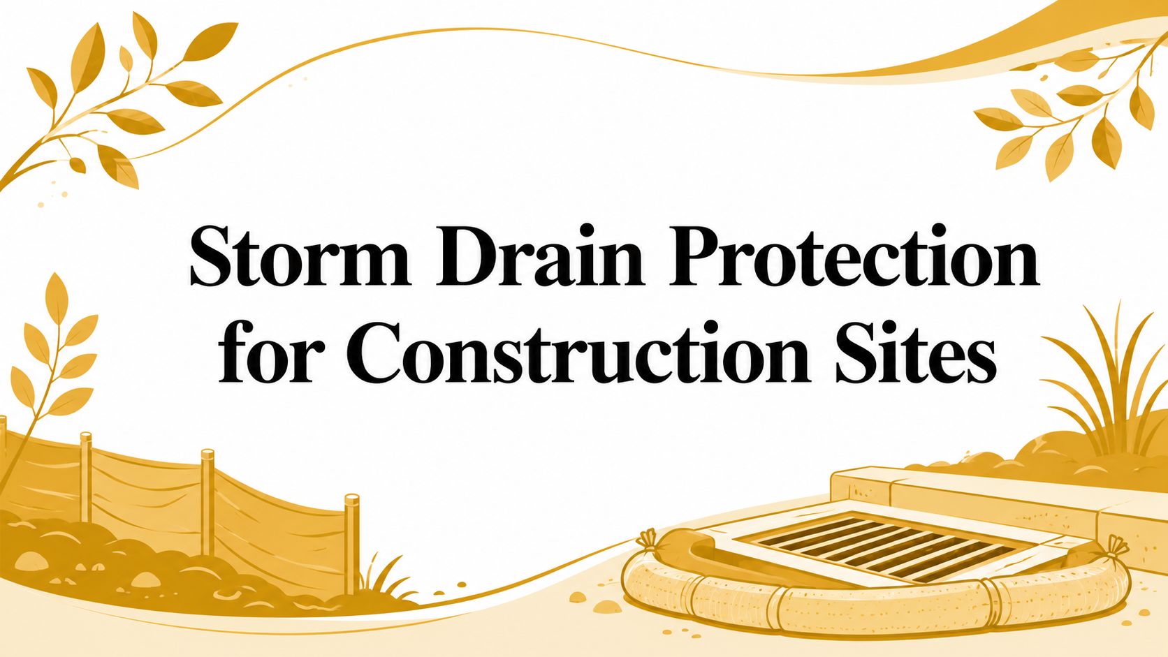 Storm Drain Protection for Construction Sites