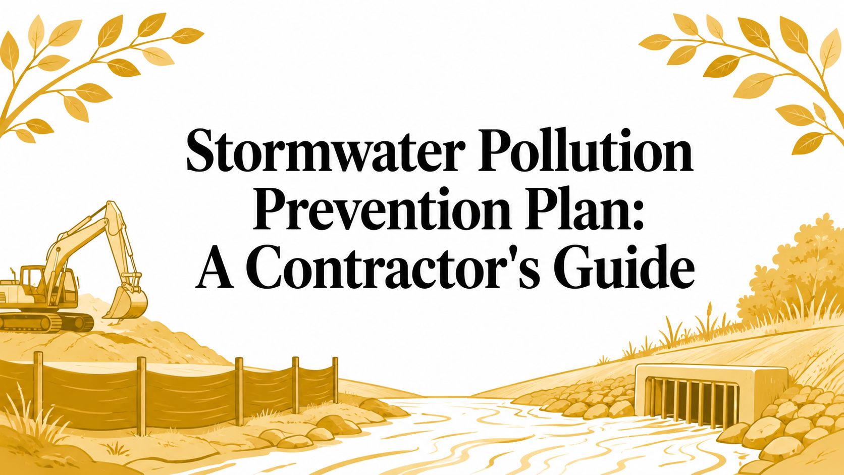 Stormwater Pollution Prevention Plan: A Contractor’s Guide