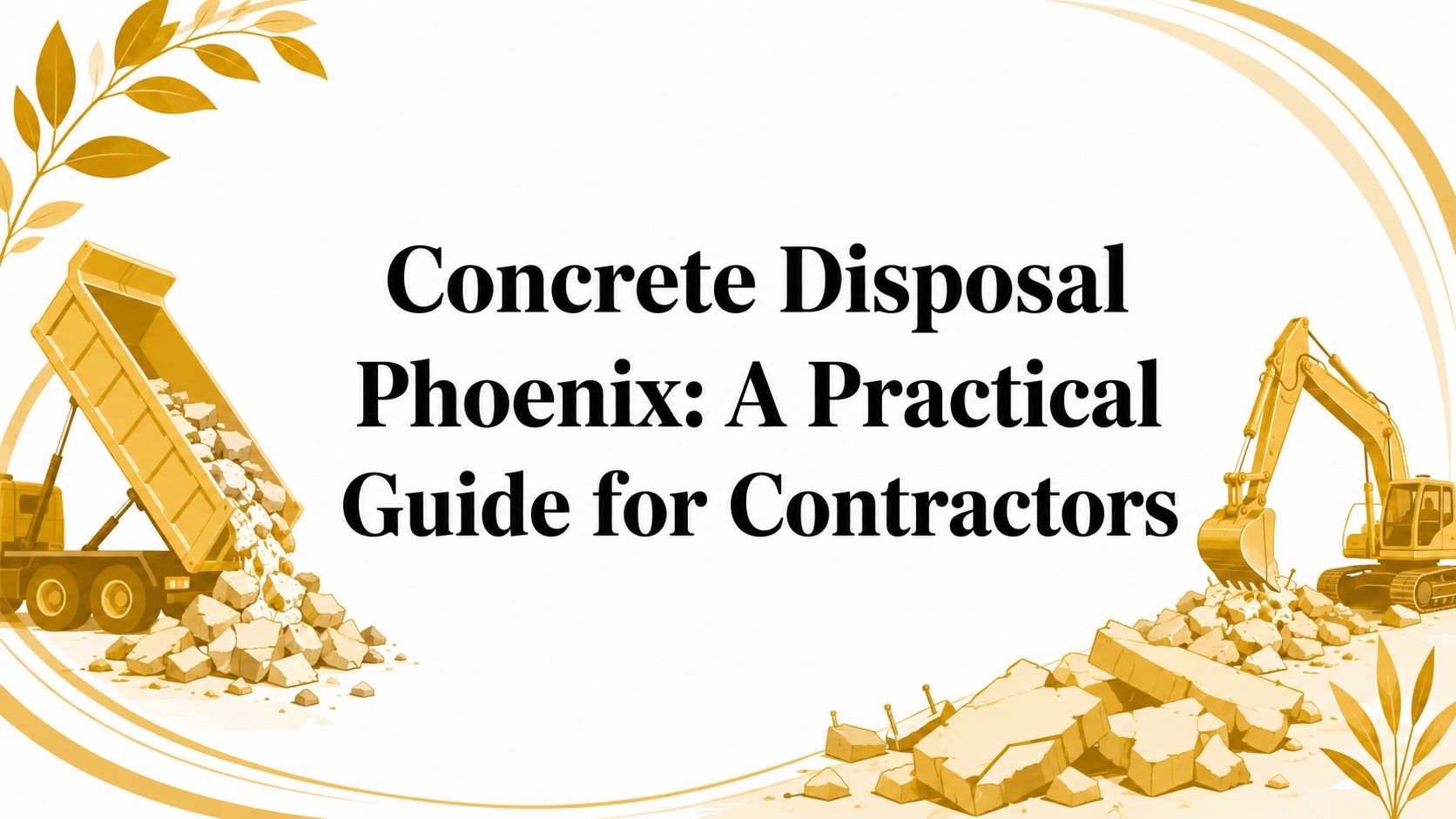 Concrete Disposal Phoenix: A Practical Guide for Contractors