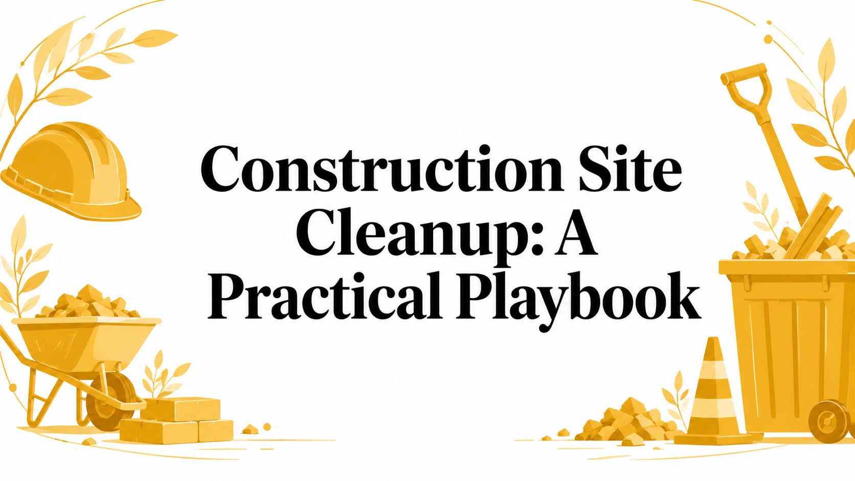 Construction Site Cleanup: A Practical Playbook