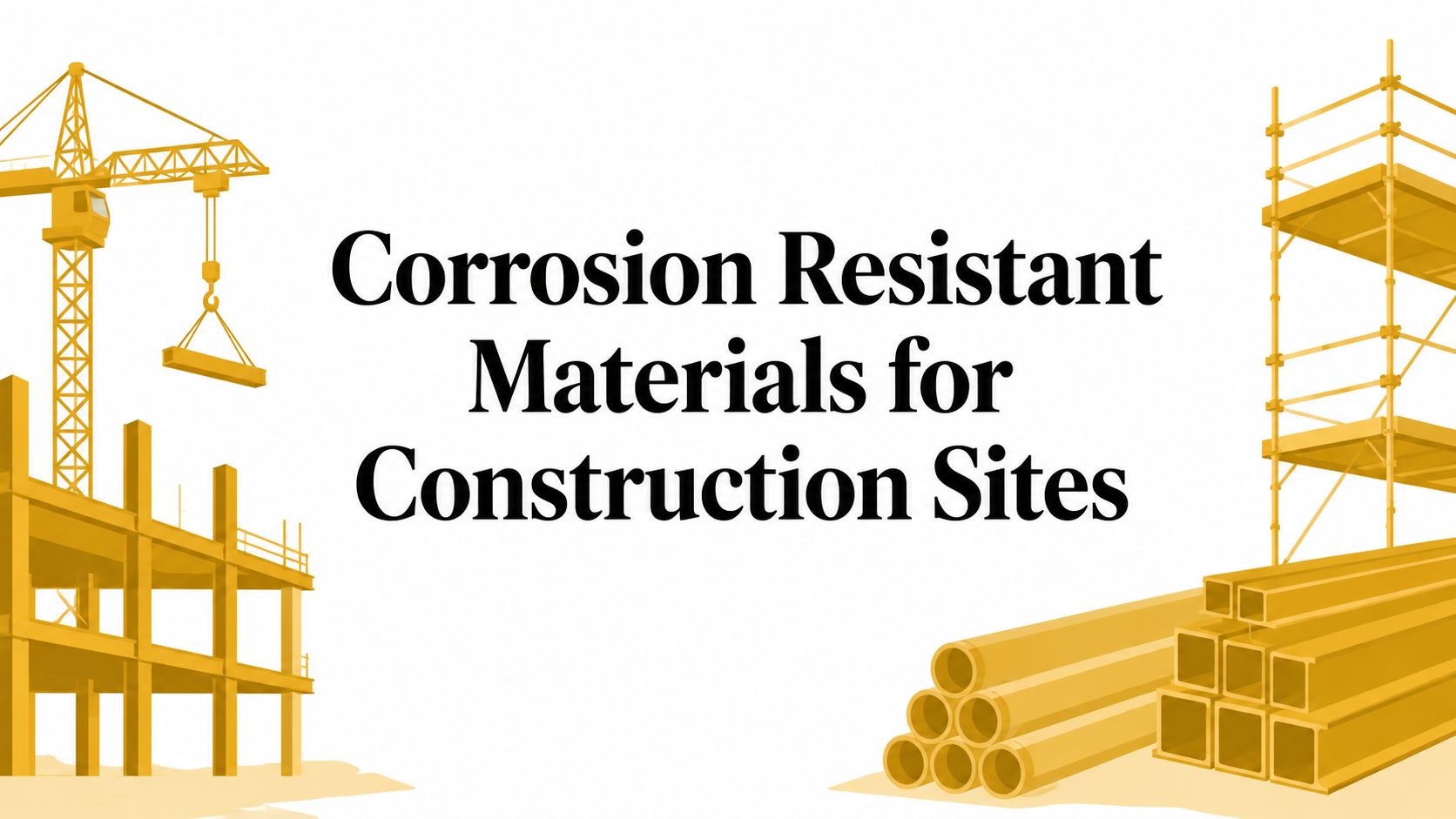 Corrosion Resistant Materials for Construction Sites