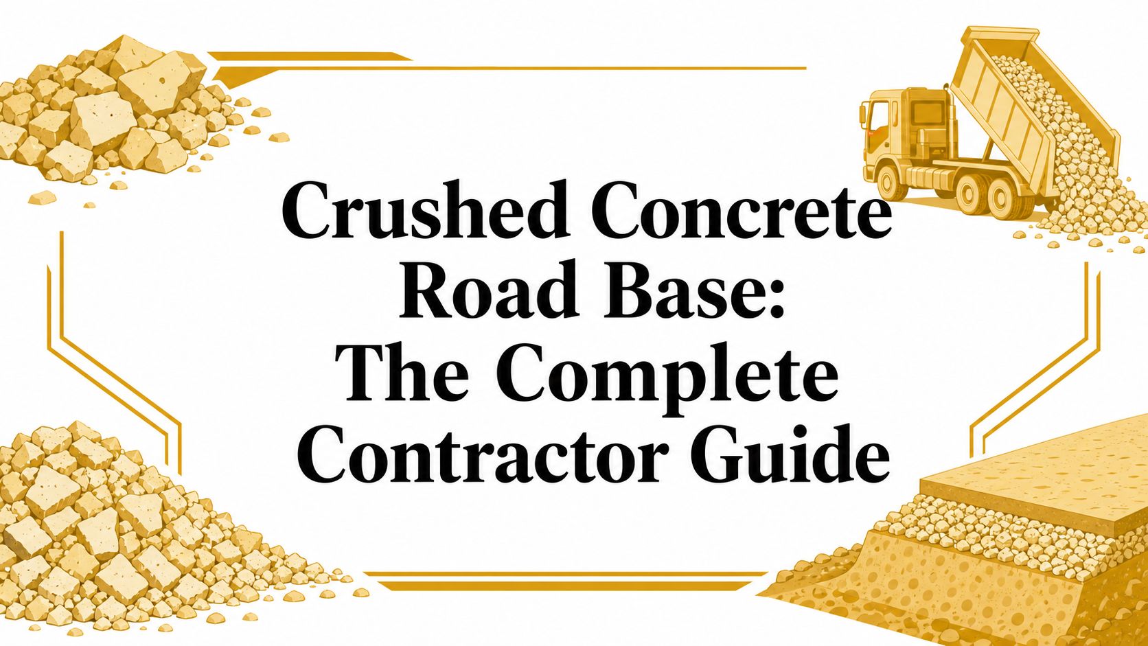Crushed Concrete Road Base: The Complete Contractor Guide
