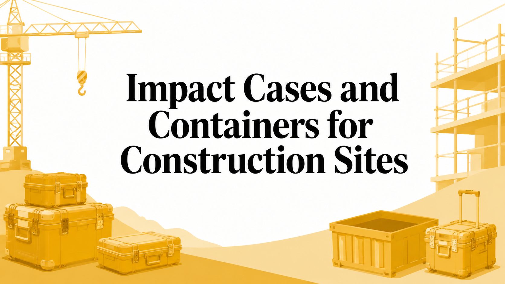 Impact Cases and Containers for Construction Sites