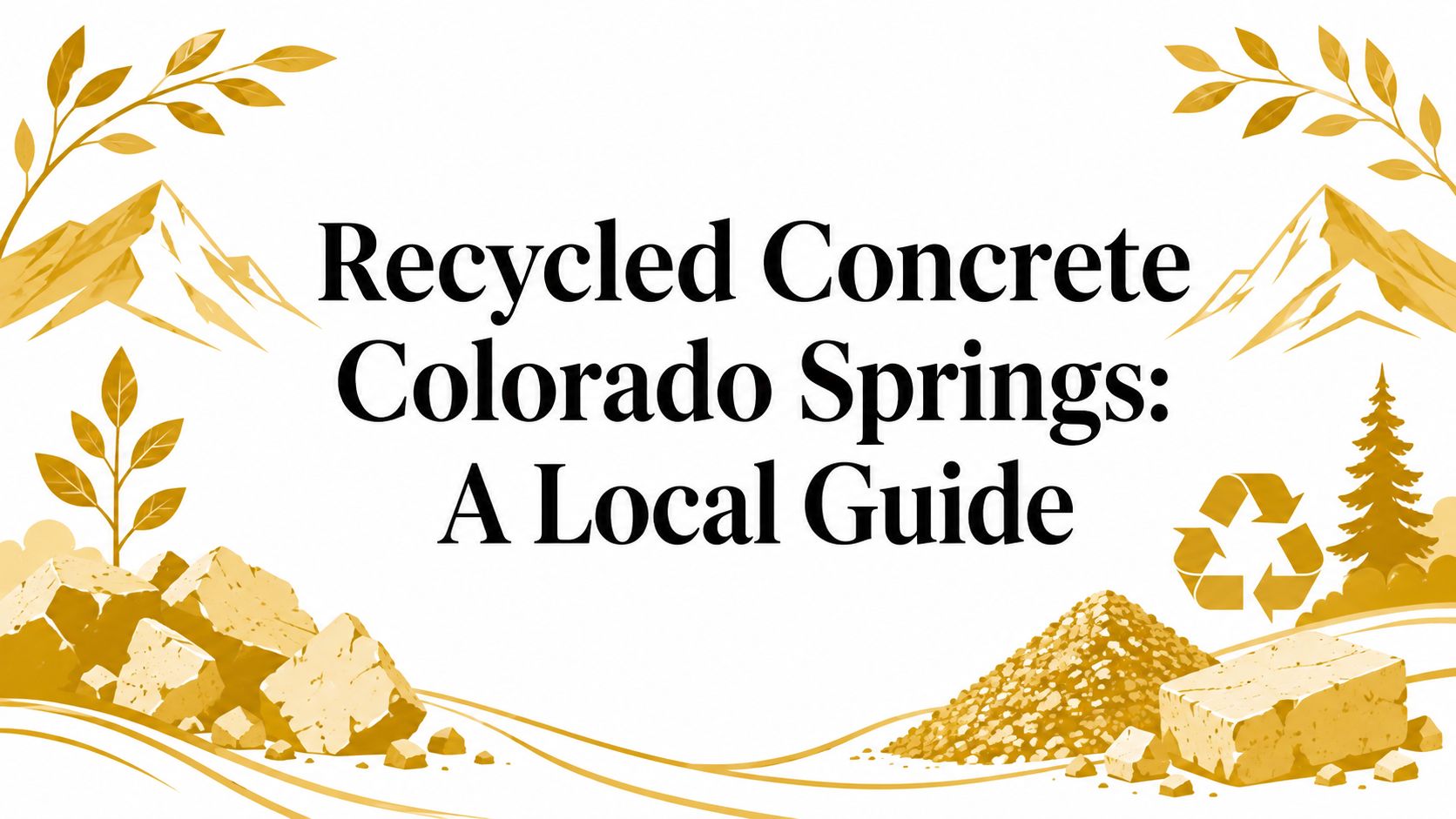 Recycled Concrete Colorado Springs: A Local Guide