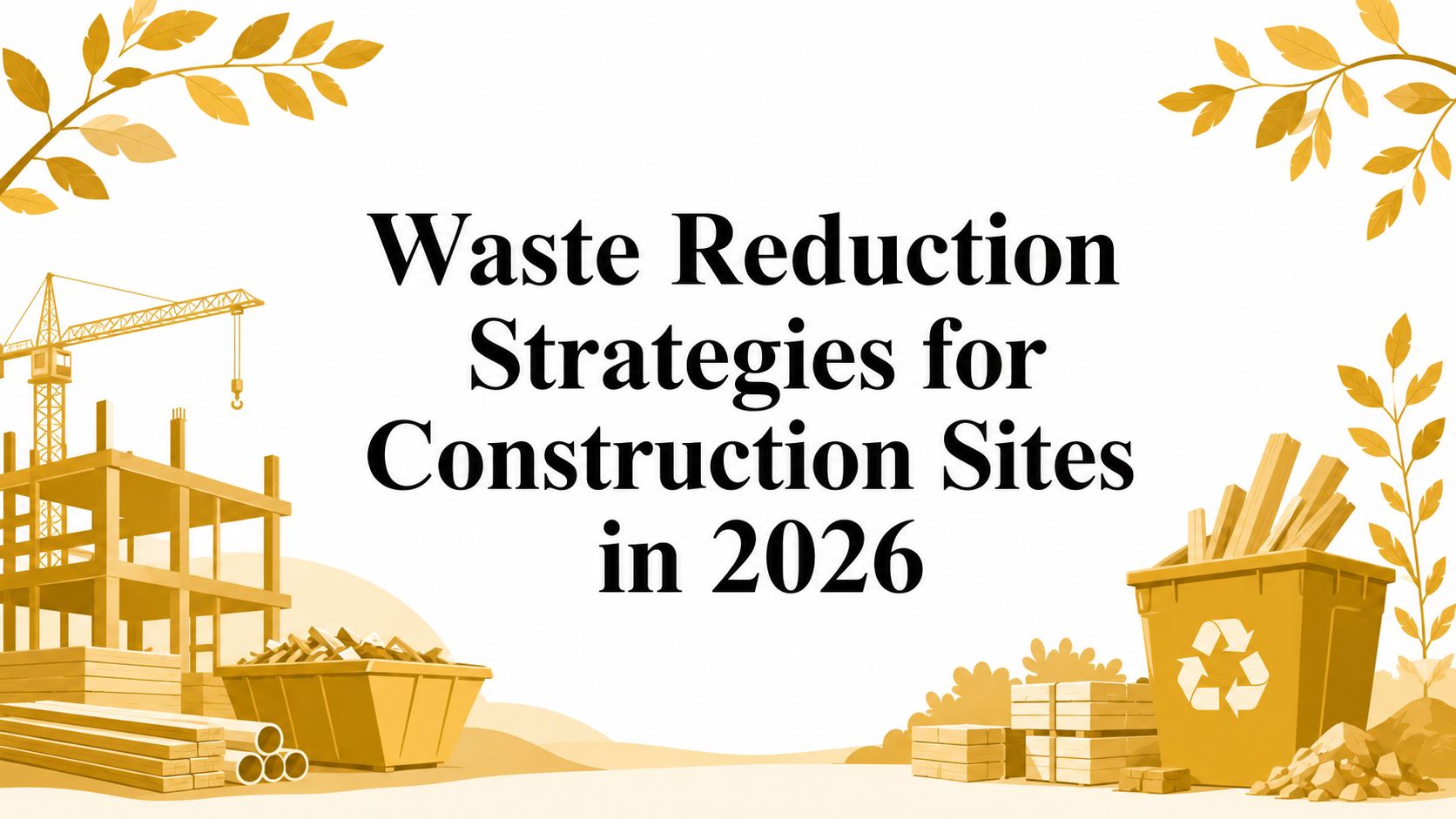 Waste Reduction Strategies for Construction Sites in 2026