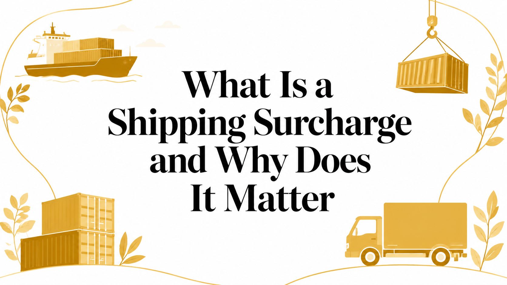 What Is a Shipping Surcharge and Why Does It Matter