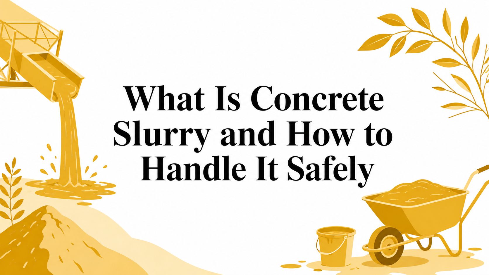 What Is Concrete Slurry and How to Handle It Safely