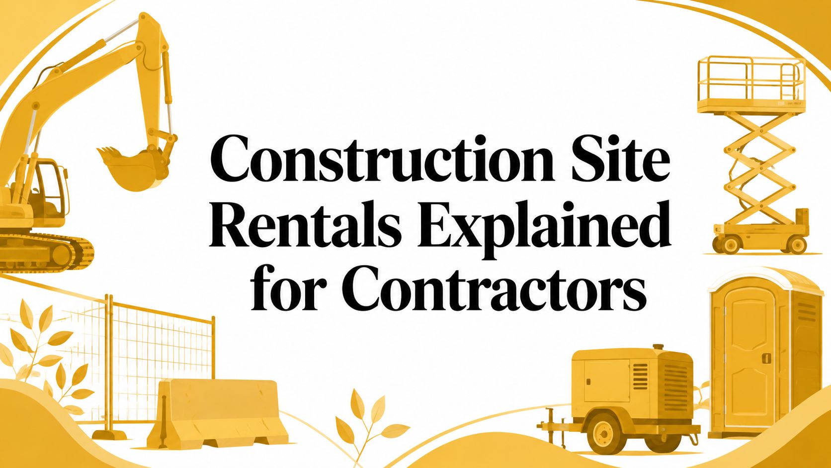 Construction Site Rentals Explained for Contractors