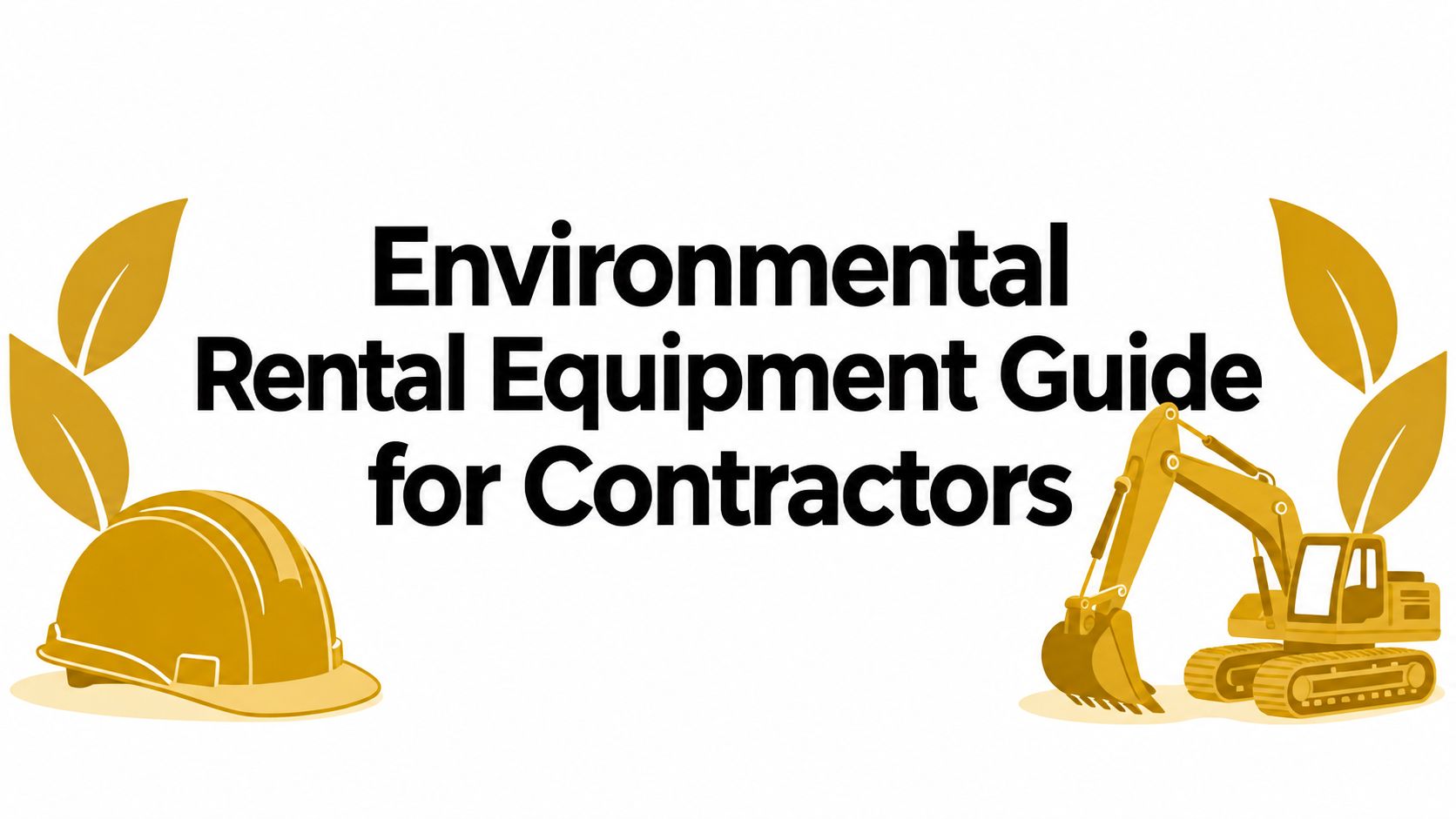 Environmental Rental Equipment Guide for Contractors