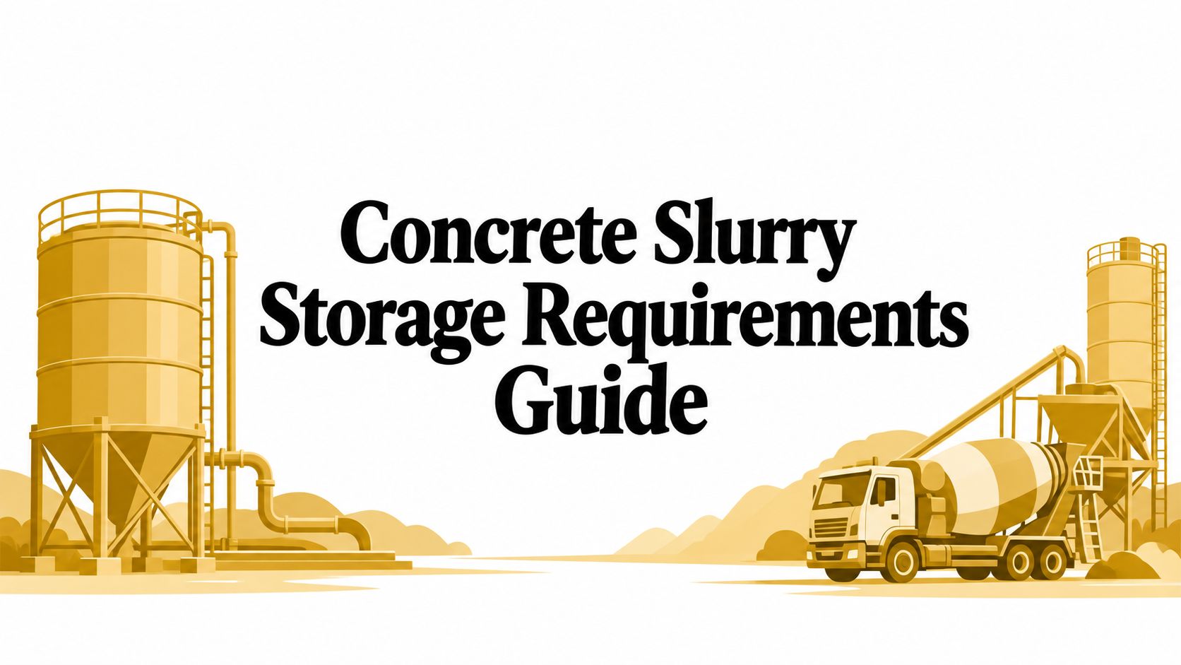 Concrete Slurry Storage Requirements Guide