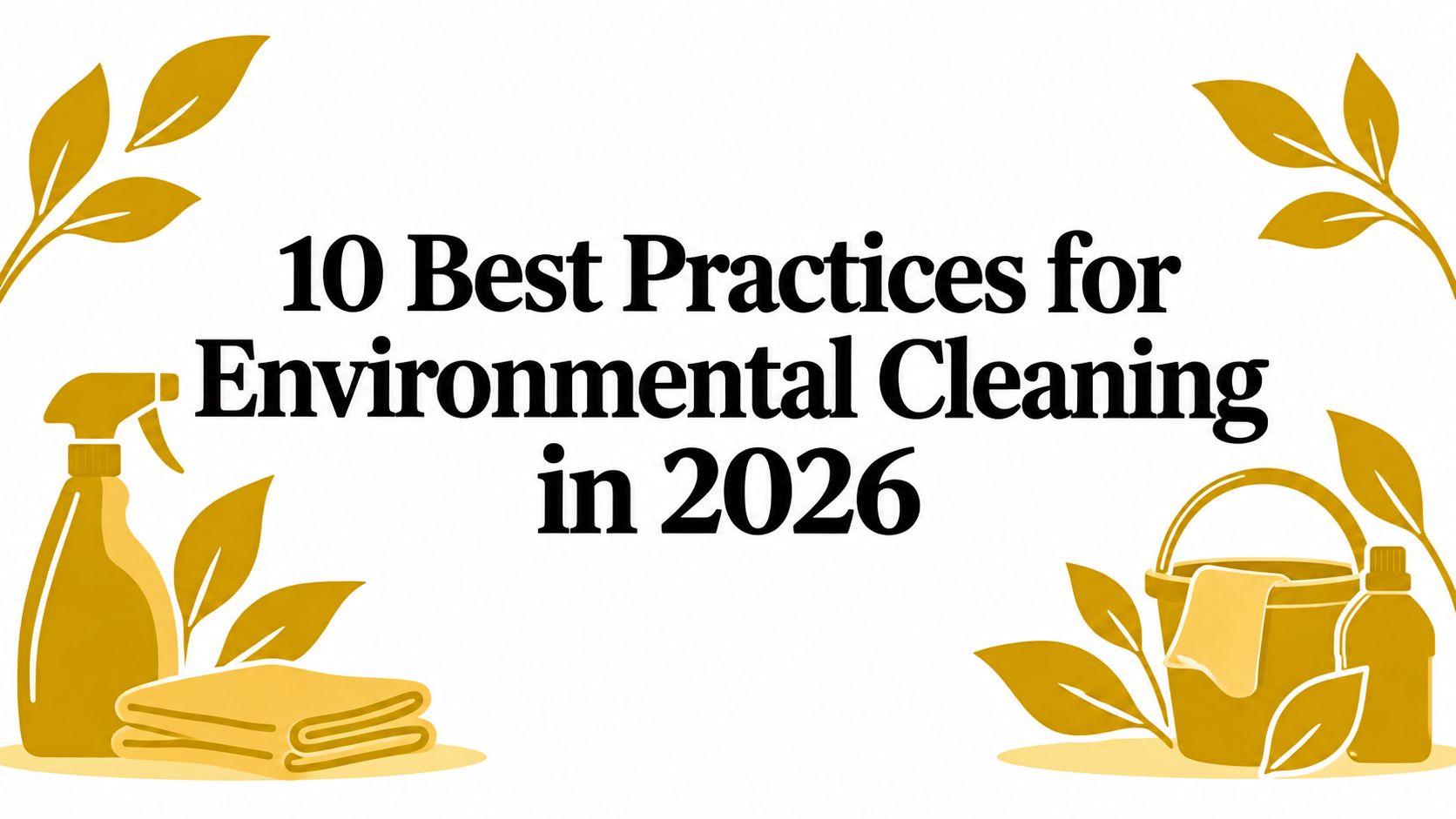 10 Best Practices for Environmental Cleaning in 2026