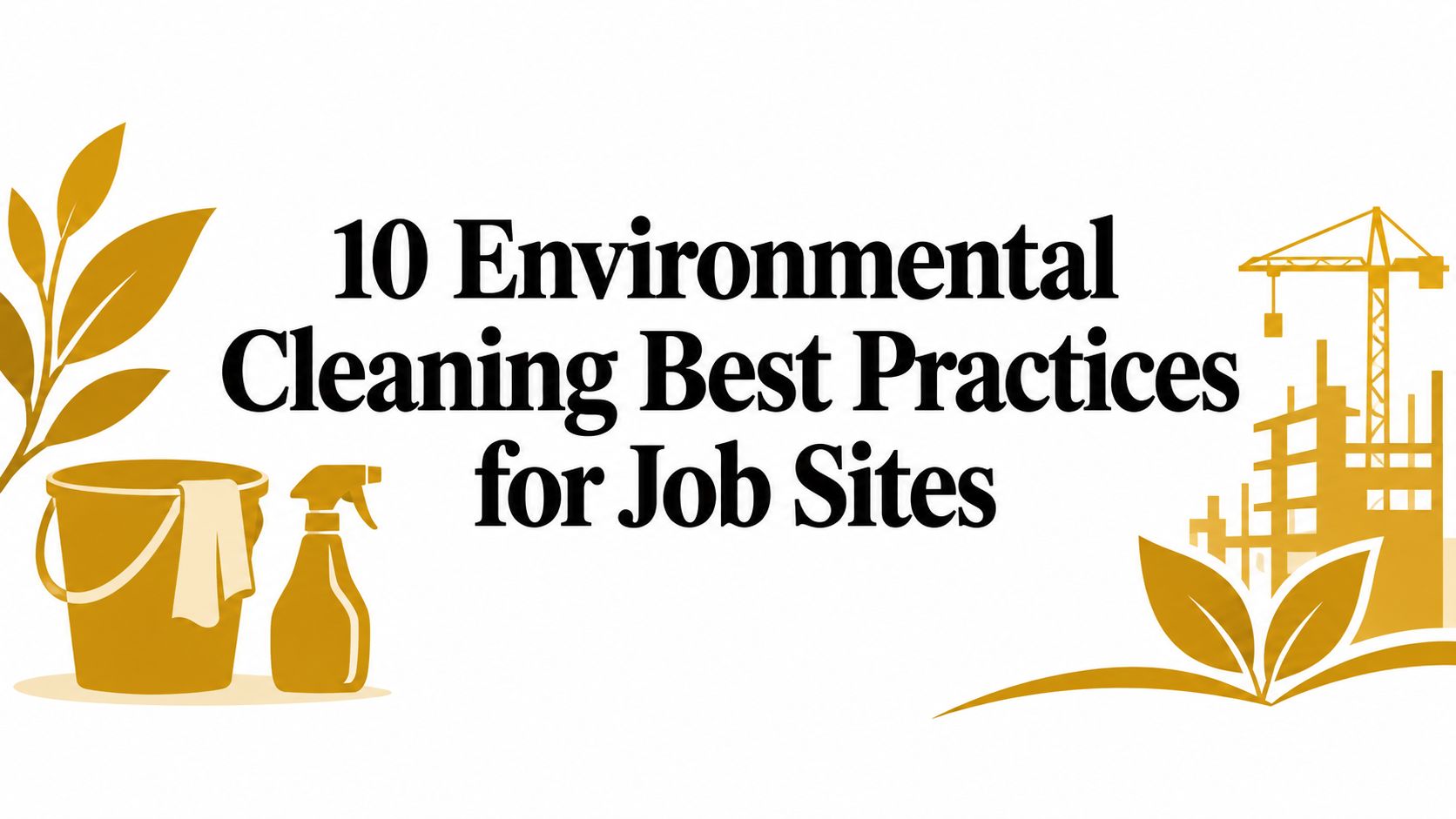 10 Environmental Cleaning Best Practices for Job Sites