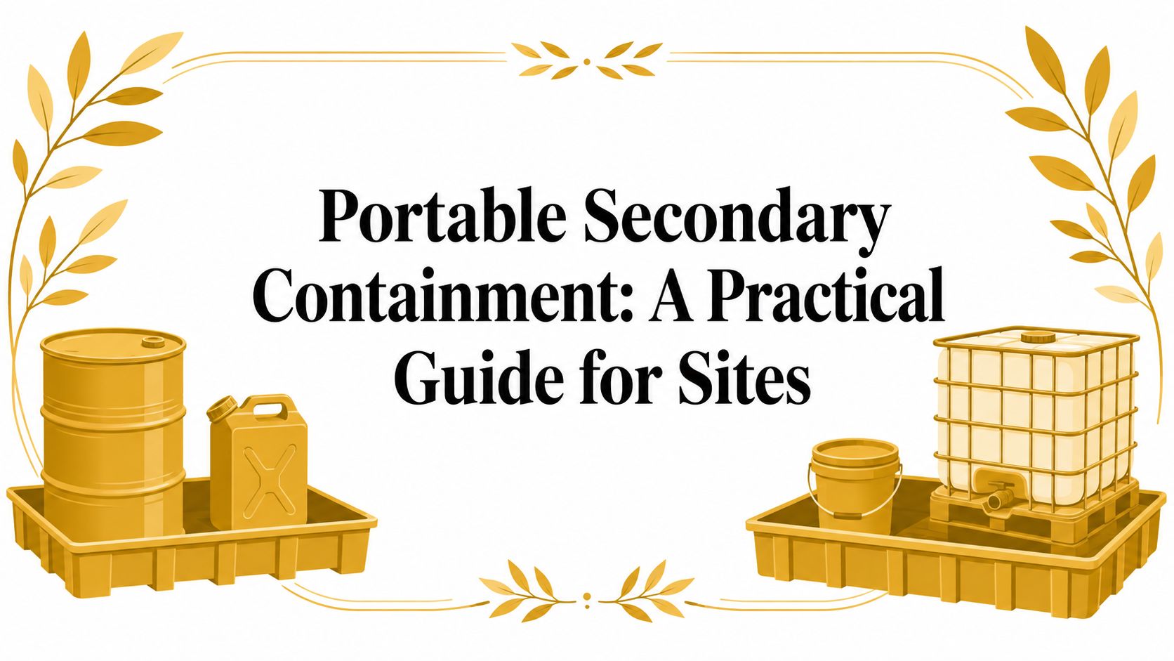 Portable Secondary Containment: A Practical Guide for Sites
