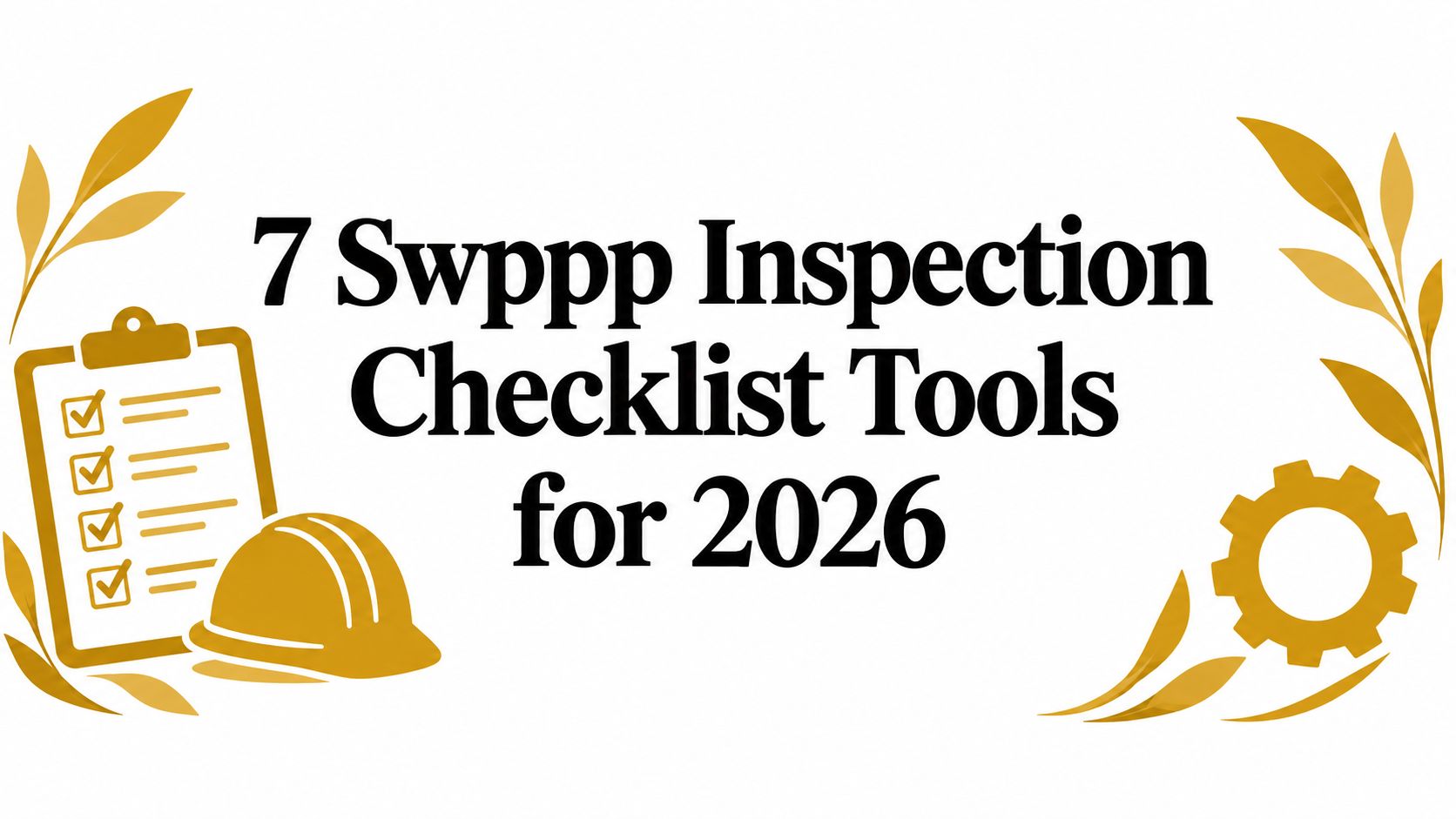 7 Swppp Inspection Checklist Tools for 2026